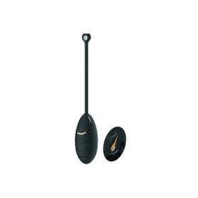 Œuf vibrant noir avec télécommande USB 